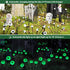 Halloween Decorations Outdoor Solar Scary Eyeball Lights,2PACKS 12LED Green Eyeball Swaying Firefly Lights,Waterproof Solar Halloween Path Lights ...