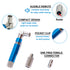 Coaxial Pocket Toner Pocket Continuity Tester(Tracer) and Toner with Light&Buzzer Voltage Toner and Barrel Connector Bundle for Testing Coax Cable...
