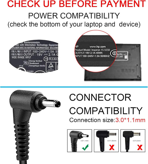 40W AC Charger for Samsung Galaxy View SM-T670 T677 18.4inches Tablet...