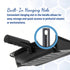 Carlisle FoodService Products 8 Inch Heavy-Duty Dust Pan, Durable Plastic, Black – For Commercial and Home Use...