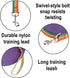 Hi Kiss Dog/Puppy Obedience Recall Training Agility Lead - 15ft 20ft 30ft 50ft 100ft Training Leash - Great for Training, Play, Camping, or Backya...