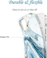 JIAXIUFEN Gold Sparkle Glitter Case Compatible with iPhone 12 mini Marble Design Slim Shockproof TPU Soft Rubber Silicone Cover Phone Case 5.4 inc...