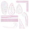 9 Styles Clear Metric Sewing Ruler Set, Plastic Sew French Curve Ruler for Designers, Pattern Maker, Sewing Templates...