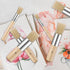 6 Pieces Wooden Bristle Stencil Brushes Set, Multi Size Bristle Painting Brushes Wooden Handle Stencil Brushes for Acrylic Oil Watercolor Painting...