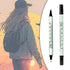 ZIG Memory System Writer Marker 010 Pure Black | Dual-Tip (0.5mm & 1.2mm) for Scrapbooking, Journaling, and Cardmaking | Acid-Free and Fade-Proof ...