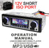 12V Bluetooth Car Radio MP3 Player Vehicle Stereo Audio Support FM / USB / SD / AUX with Remote Control...