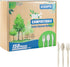 100% Compostable Forks Spoons Knives Cutlery Combo Set - 150 Large Disposable Utensils (7 in.) Eco Friendly Durable and Heat Resistant Alternative...