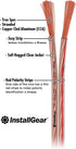 InstallGear 14 Gauge Wire AWG Speaker Wire (30ft - Clear) | Speaker Cable for Car Speakers Stereos, Home Theater Speakers, Surround Sound, Radio, ...