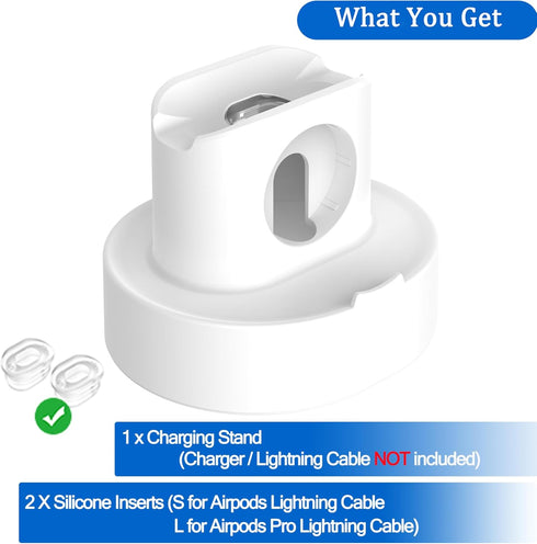 SOKUSIN Stand for Apple Watch Charger - iWatch AirPod Charging Stand Holder Dock Compatible with Apple Watch Series 9 8 Ultra2 Ultra SE2 7 6 SE 5 ...