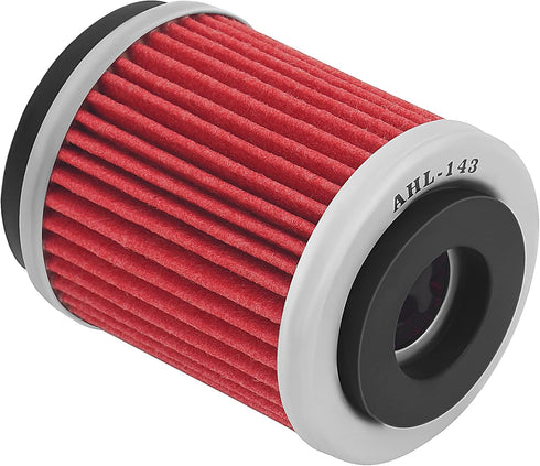 AHL 1 pack 143 Oil Filter Compatible with Yamaha XT250T 250 48Y XT350 350 1985-2001 YFB250 Timberwolf 230 1992-1998 YFB250FW Timberwolf 4x4 230 19...