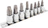 Powerbuilt - 8 Pc. 3/8" Drive SAE Zeon Hex Bit Socket Set, Hand Tools, Sockets - Hex Bit, Sockets - 3/8" Drive (642574)...