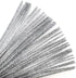 Krafty Kids GC025D 35 Piece Tinsel Chenille Stems Glitter Pipe Cleaners, 6mm by 12", Silver...