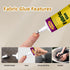 Clear Fabric Glue for Clothing Permanent - 2Packs Washable Cloth Glue for Fabric...