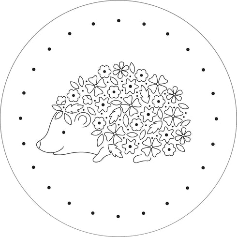 Woodland Embroidery Pattern Transfers (set of 10 hoop designs!)...