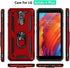 Military Grade Drop Impact for LG Aristo 4 Plus Case,LG Aristo 4+/Aristo4/K30 2019/Prime 2/Escape Plus Case Metal Rotating Ring Kickstand Holder M...