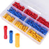 300PCS Butt Splice Crimp Connectors Insulated Electrical Straight Wire Terminal Connectors 10-22AWG Assorted Butt Splice Terminals, Yellow/Blue/Re...