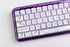 PBT Material Gradient Purple keycaps Cute Carton Magic Bunny Cherry Profile keycaps Set Purple Mechanical Keyboard keycaps Compatible with Cherry ...
