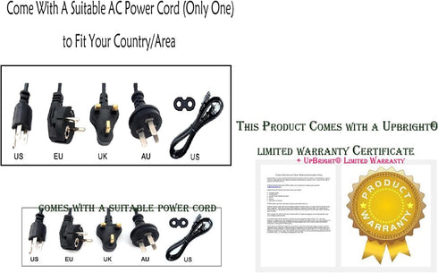 GEP New 19V Replacement Power Supply for Acer 23" G236HL, 23" S230HL, 27" S271HL, H276HL LCD/LED Monitor....