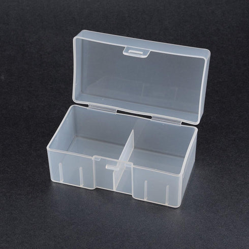 uxcell Hard Plastic Large Battery Storage Box Holder Organizer Protective Container for 12 x 9V Batteries...