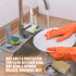 Kitchen Sink Splash Guard, 5°Slope 17.7in Faucet Mat Splash Catcher, Handle Drip Catcher Tray, Multipurpose for Kitchen Dish Drying Mats Sponge Ho...