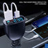USB C Car Charger with Voltage Display 20W PD Fast Car Charger with & USB5V2.4A Adapter, Car Voltmeter Meter Battery Monitor...