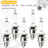 5pcs Spark Plug Z4C for 49cc 50cc 66cc 70cc 80cc 2-Stroke Engine Motorized Bicycle Moped Scooter Yamaha JOG50 90 ZX50 DIO50 Suzuki AG100 QJ50 DX10...