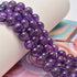 200pcs 6mm Amethyst Loose Beads for Jewelry Making, Natural Semi Precious Beads Round Smooth Gemstones Spacer Beads Charms for Necklaces Bracelets...