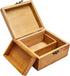 Sewing Kit Basket, Wooden Sewing Box with Accessories, Home Sewing Repair Tool Kit Sewing Starter Kit for Adults Kids...