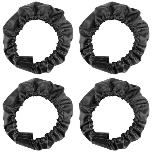 DOERDO 4Pcs Baby Stroller Wheel Cover Protection Covers for Baby Stroller Wheelchair, Black, Small...