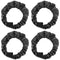 DOERDO 4Pcs Baby Stroller Wheel Cover Protection Covers for Baby Stroller Wheelchair, Black, Small...