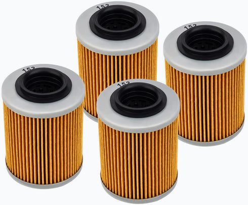 Oil Filter Replace for: CAN-AM OUTLANDER 650 450 850 570 1000 MAVERICK 1000R Defender RENEGADE Traxter 975 Commander MAX HO EFI LTD (pack of 4)...