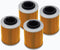 Oil Filter Replace for: CAN-AM OUTLANDER 650 450 850 570 1000 MAVERICK 1000R Defender RENEGADE Traxter 975 Commander MAX HO EFI LTD (pack of 4)...