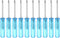 uxcell Mini Phillips Screwdriver, 1.6mm Cross Head 45mm Length for Small Appliances Repair, 10 Pcs...