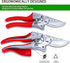 Kynup Pruning Shears for Gardening, Garden Hand Shears, Professional Bypass Pruner Hand Shears Heavy Duty, Pruners for Gardening, Garden Clippers,...