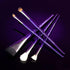 Royal & Langnickel Moderna, 5pc Scruffy Variety Brush Set for All Painting Mediums, Includes - Scruffy, Mop, Angular & Fan Brushes Purple...