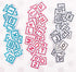 It's Sew Emma Pink ALPHABITTIES, 1 Count (Pack of 1)...