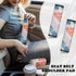 10 Pieces Abstract Painting Art Printing Car Steering Wheel Cover Center Console Armrest Pad Headrest Seat Belt Cover Handbrake Cover Keychain Coa...