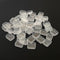 100pcs Transparent Quarter Watercolor Pans, 1ml Clear Empty Paint Pans for DIY Watercolor Palette, Travel Sets, and Custom Paint Mixing...