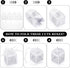 50PCS Baptism Favor Boxes, 2.2''x2.2''x2.2''Laser Cut Favor Boxes with 50 Ribbons for Baby Shower Favors Baptism Decorations First Communion Party...