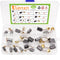 20pcs 10 Different Sizes Electric Motor Carbon Brushes, Motor Carbon Brushes Set for Replacement Repair Power Tools Q-035-BOX...