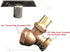 EZ-FLUID 3/4"FIP X 3/4" MHT Male Hose Threaded Hose Connector Hose Bib w/Loose Key,Heavy Duty Brass No-Kink Hose Bibb Water Faucet,Outdoor Garden ...