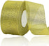 Gold Glitter Ribbon 1-1/2 Inch x 25 Yards, Metallic Glitter Sparkly Ribbon for Christmas Trees, Wreaths, Bouquets, DIY Crafts, Gift Wrapping, Wedd...