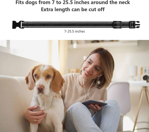 aikko Replacement Strap Dog Collar with Buckle Adjustable Safety Durable Nylon Pet Collars, fit for Most of Dog Training Shock Bark Fence Electron...