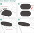 Car Window Sunahde WANPOOL Car Roof Handle Sunshade and Sunlight Blocker for Children and Adults - Silver...