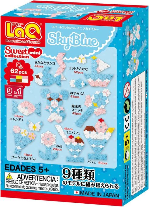 Rakyu (LaQ) Sweet Collection Mini Sky Blue (Sweet Collection Mini Sky Blue)...