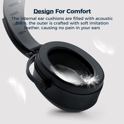 Ear Protection Headphones for Adults Kids, Noise Cancelling Headphones for Autism, Adjustable Noise Cancelling Ear Muffs, Earmuffs Hearing Protect...