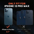 NTG Designed for iPhone 12 Pro Max Case, Heavy-Duty Tough Rugged Lightweight Slim Shockproof Protective Case for iPhone 12 Pro Max 6.7 Inch, Black...