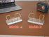 Acrylic Business Card Holder for Desk, Modern Clear Business Card Display Holder, Desktop Business Card Stand Business Cards Organizer, Holds 50 C...