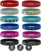 Inkstone Christian Inspirational Bible Silicone Rubber Wristbands 12 Pack - Motivational Wristbands Bracelets for Men & Women - Personalized Pack ...