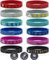 Inkstone Christian Inspirational Bible Silicone Rubber Wristbands 12 Pack - Motivational Wristbands Bracelets for Men & Women - Personalized Pack ...